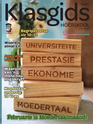 cover image of Klasgids Januarie 2019 Hoërskool